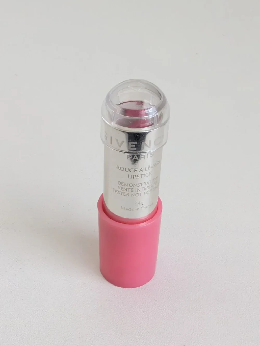 Givenchy Rouge Interdit Lipstick 22 Seductive Rose 3.4g New Clear Cap *Dent*